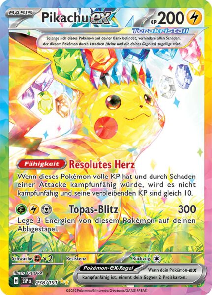 Pikachu ex (SSP 238)