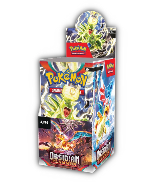 Pokémon: Obsidianflammen (18 Booster Display)